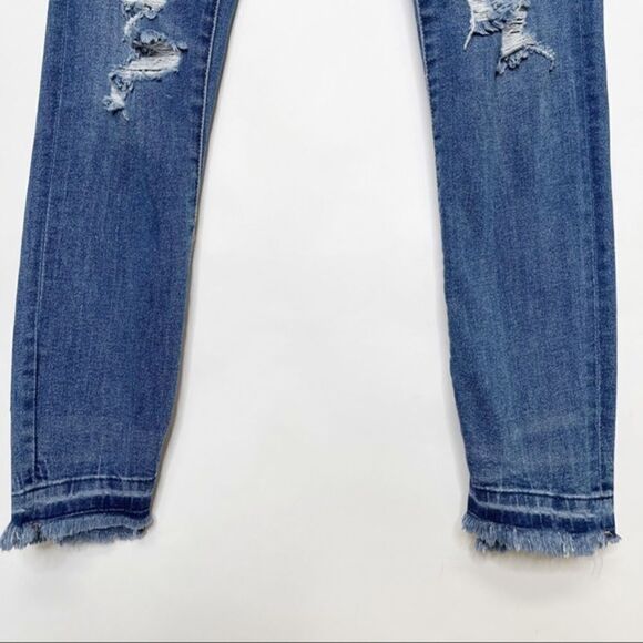 DL1961 Farrow High Rise Raw Hem Skinny Jeans - Picture 8 of 13